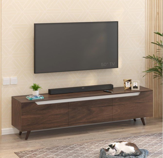 BLUEWUD Blesky Floor Standing TV Unit