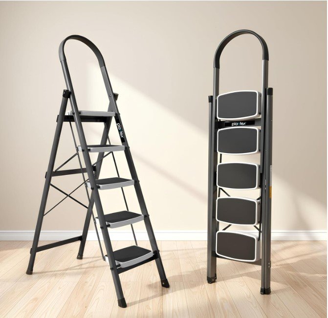 Plantex Steel 5-Step Ladder